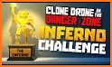 Clone robot drone in zone of danger Tips related image