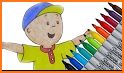 Caillou Coloring Pages related image