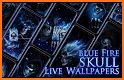 Ice Fire Skull Live Wallpaper Themes related image