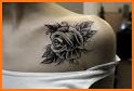 Beautiful Girl Rose Tattoo Theme related image