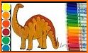 Dinosaurs Puzzle Coloring Pages Game for Kids related image