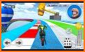 Superhero Mega Ramp Games - Racing Mega Ramp related image