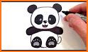 Paint Number:Pandas Color By Number-Kawaii Pandas related image