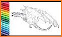 Coloring Book - Dragon Coloring Page related image