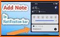 notepin - Notes in notification bar related image