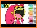 Teen Coloring Titans Go related image