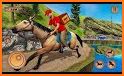 Mounted Horse Pizza Delivery: Fast Food games related image