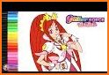 Glitterr Precure Doki Forces Coloring Book related image