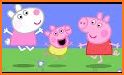 Pig Racing car - Fun Kids happy pig racing related image