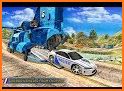 Police Formula Car Transporter Truck related image