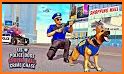 US Police Dog Shopping Mall Crime Chase related image