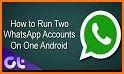 Multiple accounts: 2 accounts for 2 whatsapp related image