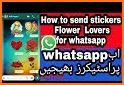 Flowers Stickers For Whatsapp - WAStickerApps related image