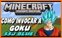 Super Saiyan Goku skins for MCPE related image