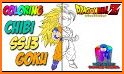 Super Saiyan Coloring Book related image