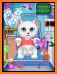 Kitten Newborn Doctor Clinic Checkup Game related image