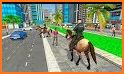 Flying Mounted Police Horse Crime Chase related image