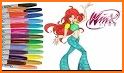 How to color winx club related image