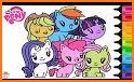 Little Pony Coloring Book related image