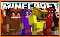 Skins pack " FNAF " for MCPE mine maps! related image