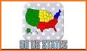 US states quiz – 50 states, capitals and flags related image