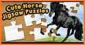 Kids Jigsaw Puzzle Horses related image