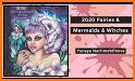 Princesses, Fairies, Mermaids : Coloring Book related image