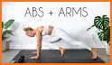 Home Workout --  No Equipment(Abs & Arm workout) related image