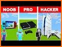 Noob vs Pro vs Hacker for Minecraft PE related image