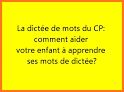 Dictée - Mots outils pour CP et CE1 related image