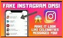 Fake post and chat for insta prank related image