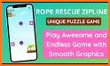 Puzzle Game - Rope Rescue Zipline related image