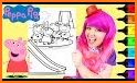 Coloring Book Pepa & Drawing Pig Game related image