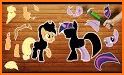 Horse and Pony jigsaw puzzle for kids and toddlers related image