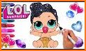 Learn How To color LOL Surprise dolls related image