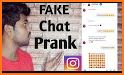 Fake post and chat for insta prank related image