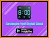 LED Digital Clock Live Wallpaper related image