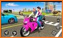 Bike Taxi Driving Simulator: Motorcycle Lift Game related image