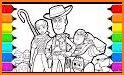 story toy coloring book related image