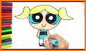 how to draw cute Powerpuff Girls related image