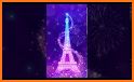 New Year Eiffel Fireworks Live Wallpaper related image