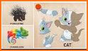 Animals educational puzzle games for kids related image