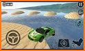 Water Surfing Floating Car Racing Game 2019 related image