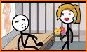 Stickman Story - Escape Prison words game related image