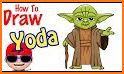 Coloring Yoda-baby book related image