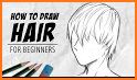 How to Draw Hair - Step by Step Tutorials in HD+ related image