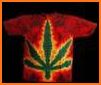 Reggae Weed Leaf Keyboard Background related image