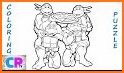 Coloring Ninja Power Turtle related image