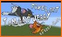 tom & jerry pixel art related image