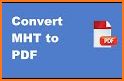 MHT/MHTML Viewer: MHT to pdf converter related image